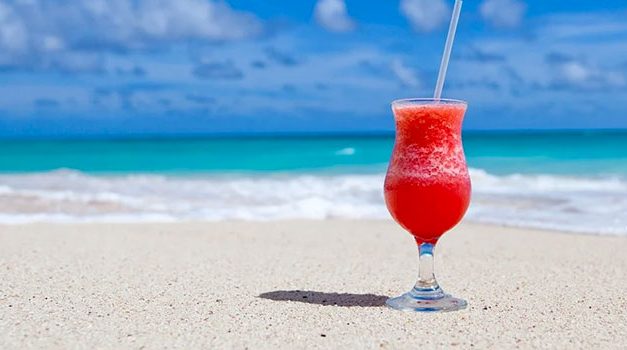 cocktail sur la plage d'Argelès-sur-mer